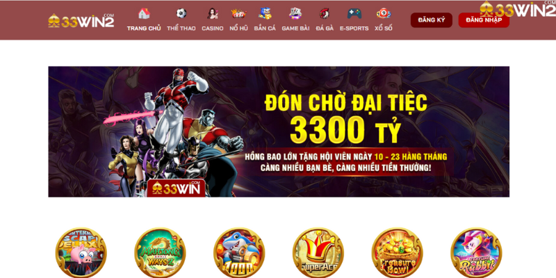 Giới thiệu 33win2 cổng game cá cược trực tuyến cho anh em